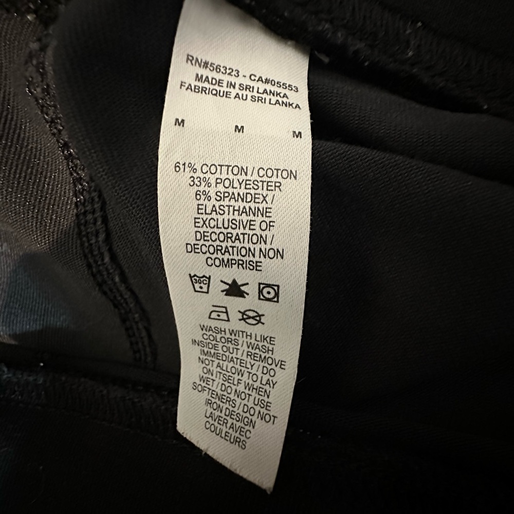 Nike Women's Black and White Logo Leggings - Picture 5 of 5